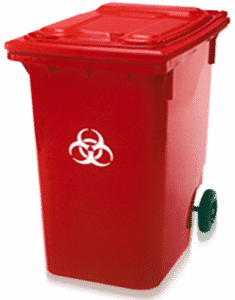 96 Gallon Medical Waste Collection Container